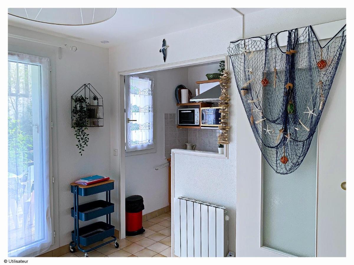 Cabourg, Appartement Plain Pied Avec Terrasse Acces Direct A La Plage Exterior foto
